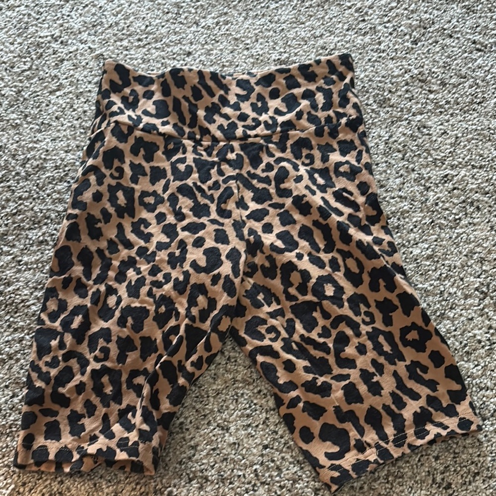 Leopard Print Women's Shorts